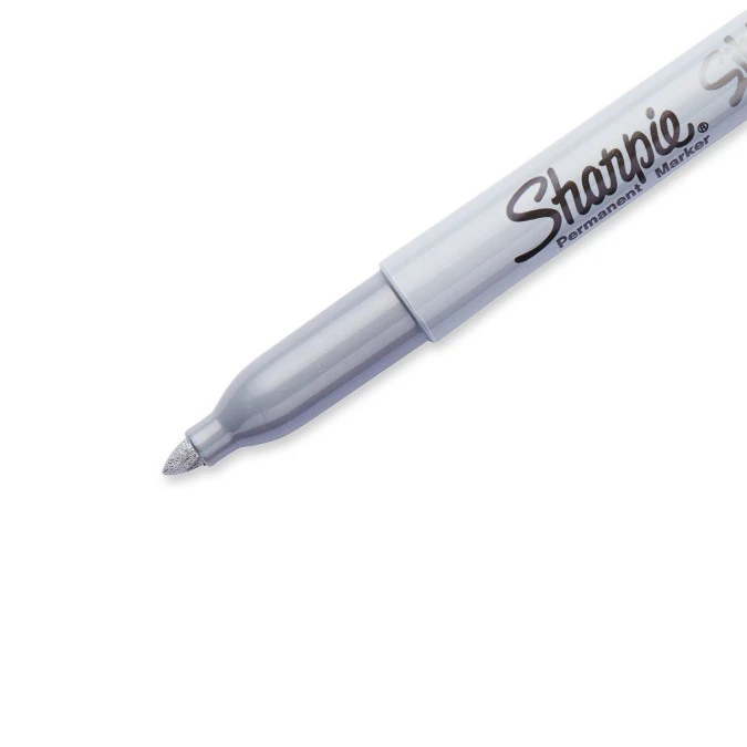 Marker permanentny metaliczny srebrny 1,4mm Sharpie Metallic - obrazek 3