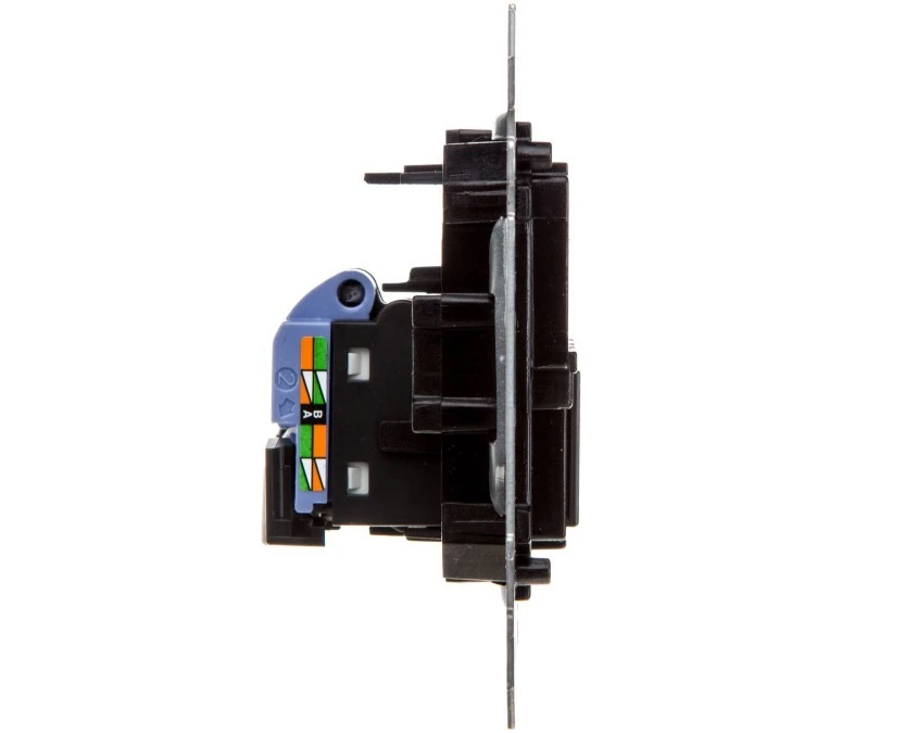 Merten Gniazdo komputerowe podwójne RJ45 kat.6 UTP MTN4576‑0002 - obrazek 3