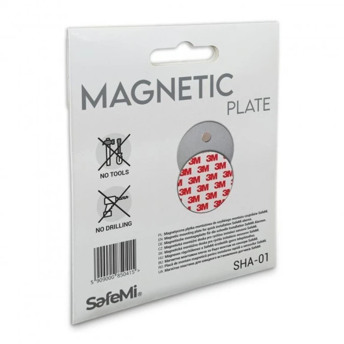Magnetyczna Płytka Montażowa SafeMi SHA‑01 - obrazek 2