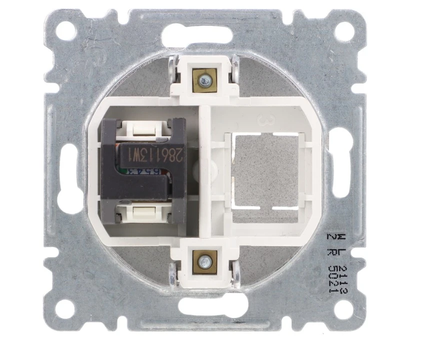 Lumina Gniazdo komputerowe pojedyncze RJ45 kat.5e UTP czarne WL2113 - obrazek 2