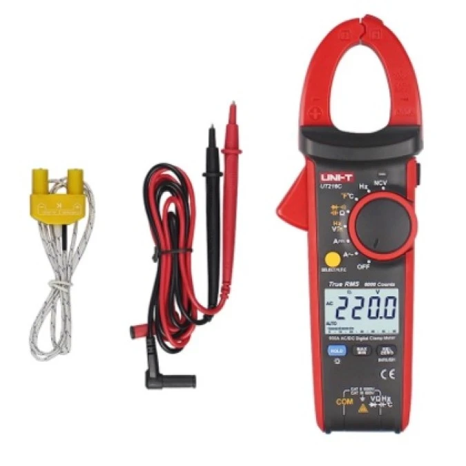 Miernik cęgowy do 600A AC/DC TrueRMS UT‑216C - obrazek 1