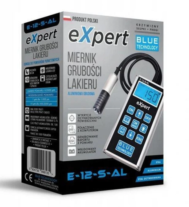 Miernik grubości lakieru Blue Technology E‑12‑S‑AL (eXpert) - obrazek 1