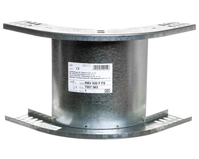 Łuk pionowy korytka 90 stopni 200x60 RBV 620 F FS 7007063 - obrazek 1