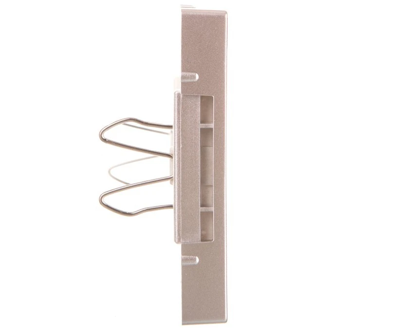 Merten System M Płytka centralna podwójna gniazda komputerowego RJ45 aluminium MTN466560 - obrazek 2