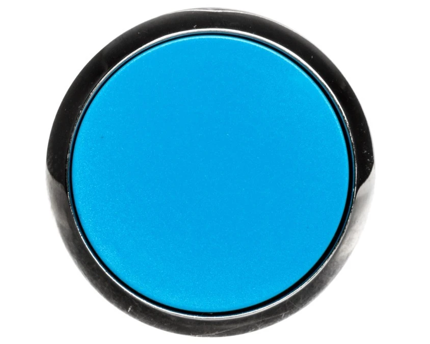 Napęd przycisku 22mm niebieski płaski z samopowrotem metalowy IP69k SIRIUS ACT 3SU1050‑0AB50‑0AA0 - obrazek 3