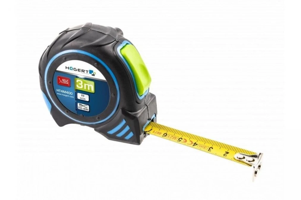 Miara zwijana 3m 16mm auto stop nylon z magnesem - obrazek 1