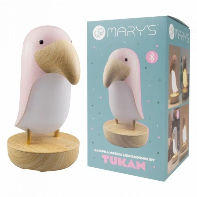 MARYS TUKAN RÓŻOWY WW + BLUETOOTH SPEAKER - obrazek 3