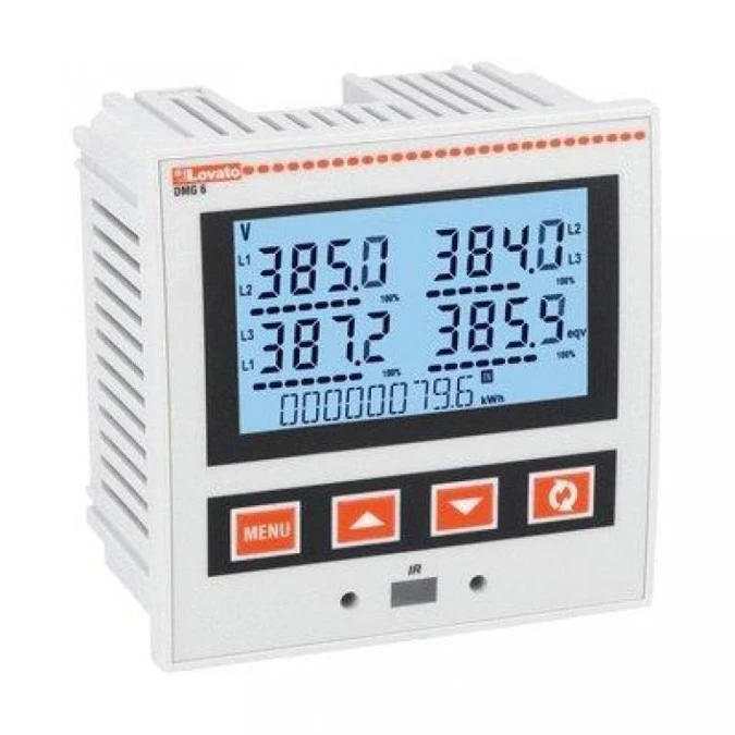 Miernik parametrów sieci elektrycznej, cyfrowy, tablicowy LCD DMG600 - obrazek 1