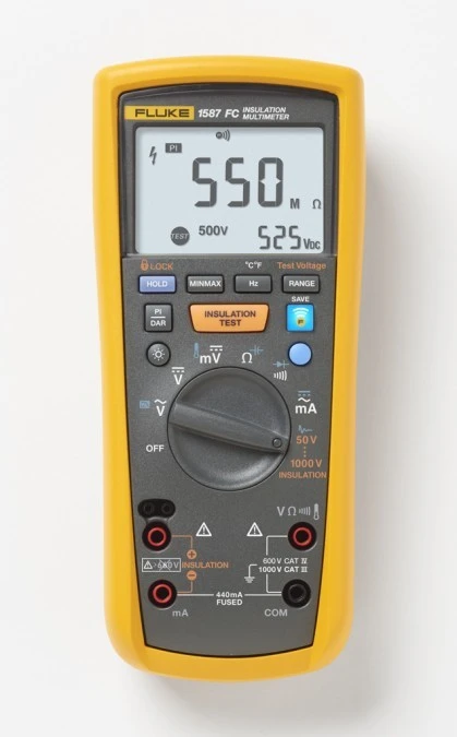 Miernik rezystancji izolacji 50‑1000V, 2GOhm FLUKE‑1587 4691215 - obrazek 1