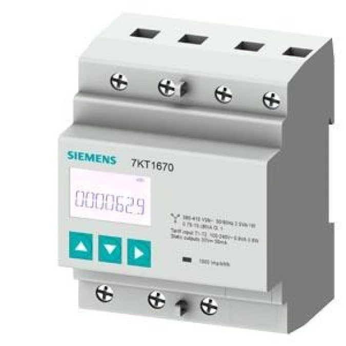Miernik wartości elektrycznych na szynę Siemens 7KT1670