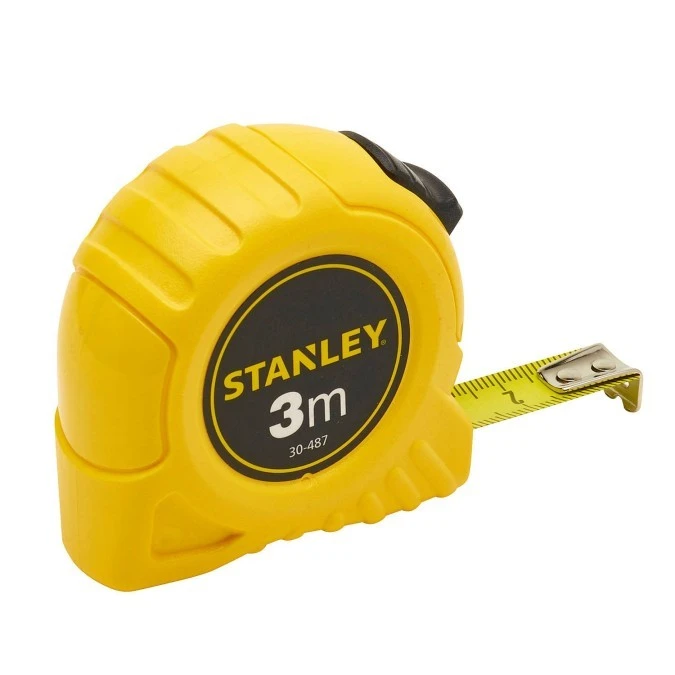 Miara stalowa STANLEY 3 m x 12,7 mm obudowa z tworzywa 1‑30‑487 - obrazek 1