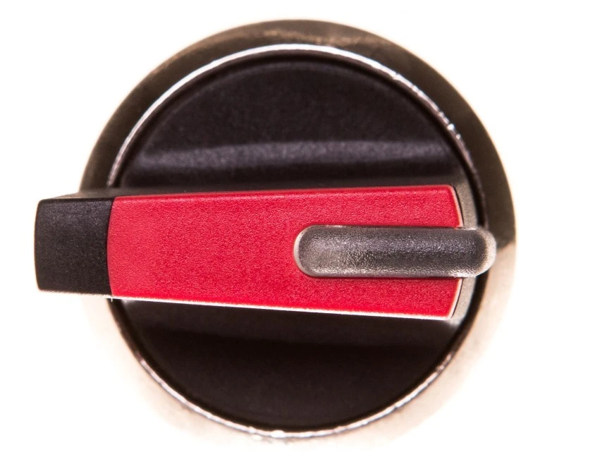 Napęd przełącznika 3 położeniowy I‑OII 22mm czerwony podświetlany stabilny/niestabilny metal mat IP69k Sirius ACT 3SU1052‑2BN2 - obrazek 2