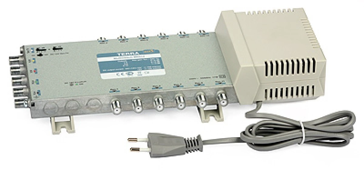 Multiswitch MR‑512 Terra klasa A, 5‑wejściowy 12‑wyjściowy z aktywną naziemną