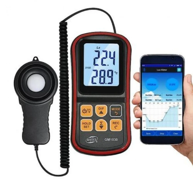 Luksomierz Benetech GM1030 Bluetooth Android - obrazek 1