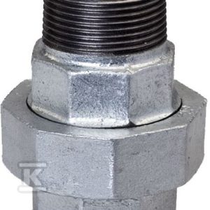 Śrubunek dwuzłączka prosta nakrętno-wkrętna stożkowa 3″ ocynk U12, NR 60, NR 341 OPAL 341-11V Śrubunek dwuzłączka prosta nakrętno-wkrętna stożkowa 3″ ocynk U12, NR 60, NR 341 OPAL 341-11V