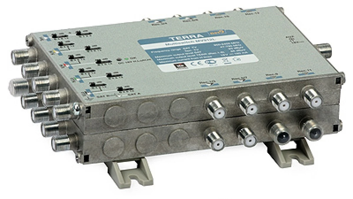 Multiswitch MV‑912L TERRA klasa A, 9‑wejściowy, 12‑wyjściowy z aktywną naziemną ‑ bez zasilacza - obrazek 1