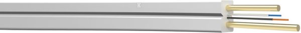 Kabel światłowodowy tcFTTH-4J SM 9/125 G.657A1, FRP, LSZH, biały (1km) 8678