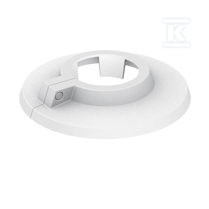 RKW 1 1/2", Rozeta biała, zakładkowa 12105 - obrazek 1