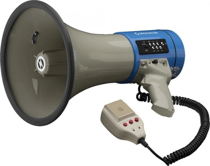 Megafon 25W 110dB TM‑17M z odtwarzaczem mp3