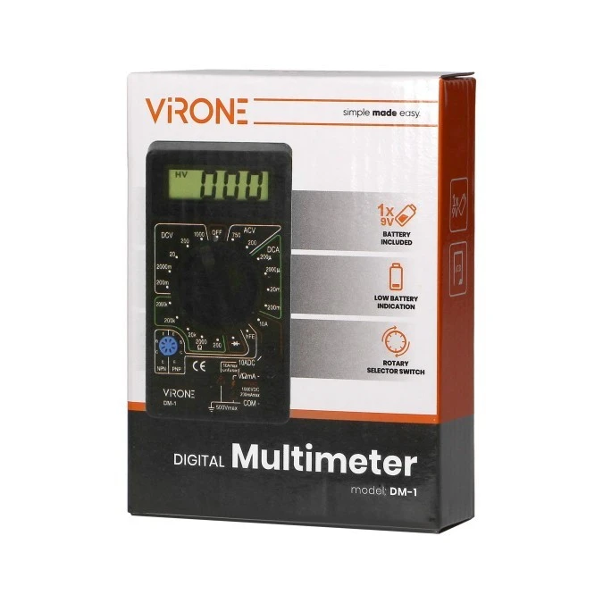 Miernik uniwersalny, multimetr Virone DM‑1 - obrazek 2