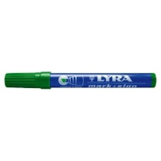 Marker Permanentny 2‑6mm wodoodporny Lyra ścięty zielony / L4010067 - obrazek 1