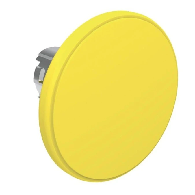 Metalowy przycisk grzybkowy samoczynny powrót fi60mm Żółty LPSB6165 - obrazek 1