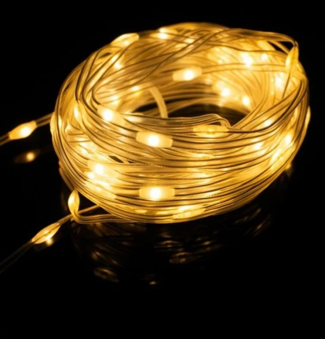 Magiczne lampki 500 led 3000K 50m DC5V - obrazek 2