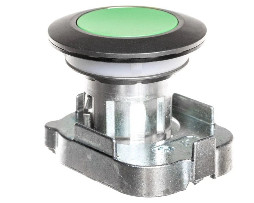 Napęd przycisku 30mm zielony z samopowrotem metalowy matowy IP69k Sirius ACT 3SU1060‑0JB40‑0AA0 - obrazek 2