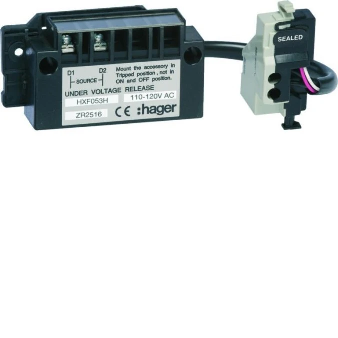 MCCB Wyzwalacz podnapięciowy zwłoczny h800‑h1600 4P 110‑120VAC HXF053H - obrazek 1
