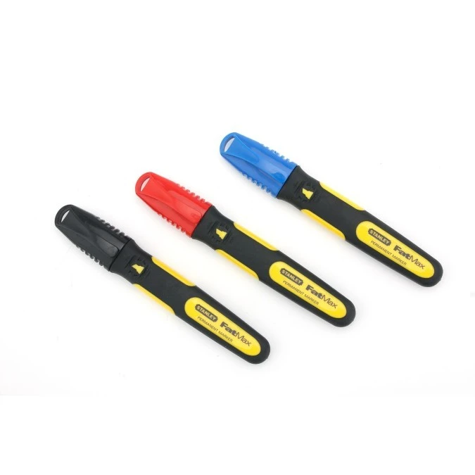 Marker permanentny FatMax z szeroką końcówką czarny, czerwony, niebieski 0‑47‑315 /3 szt./ - obrazek 2