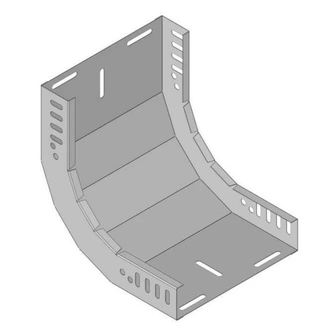 Łuk wewnętrzny 90 stopni do koryta 60x500 SO 90x60x500 Sendzimir SO 90X60X500_S - obrazek 2
