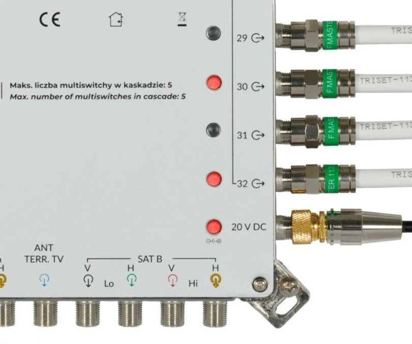 MULTISWITCH PRZELOTOWY MS‑916 9 WEJŚĆ / 16 WYJŚĆ SIGNAL PRO - obrazek 3