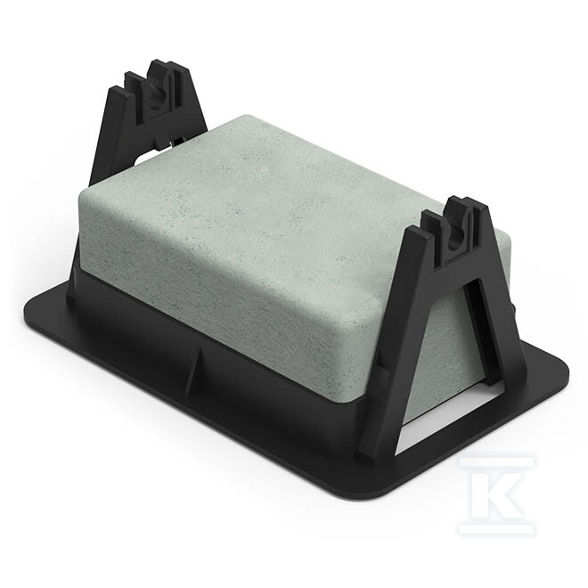 Uchwyt plastikowy PVC z obciążnikiem 93000411 - obrazek 1