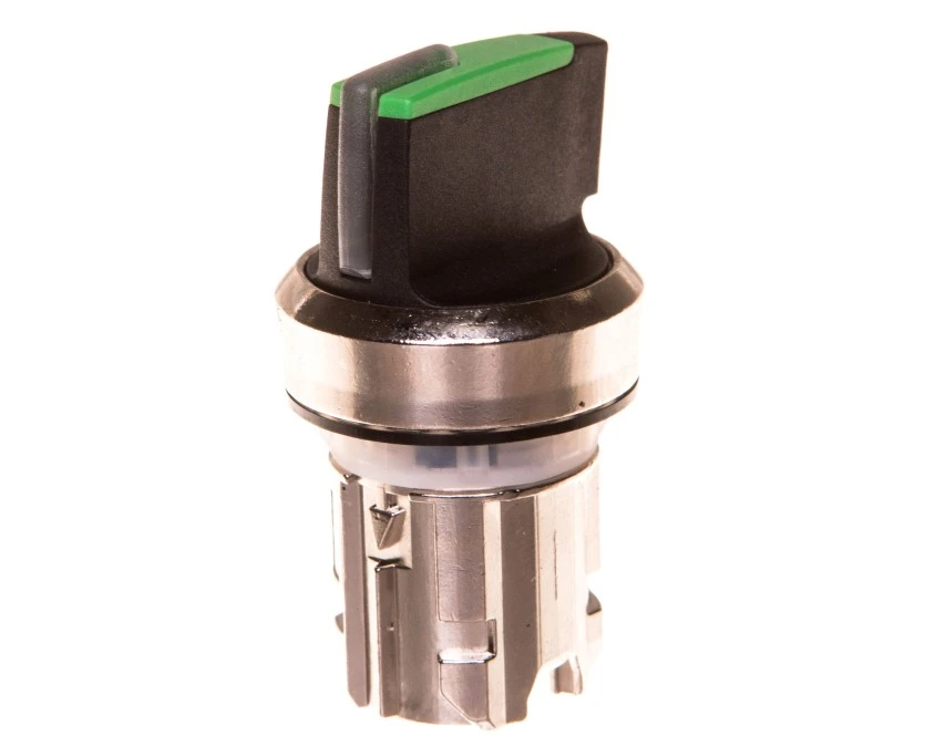 Napęd przełącznika 3 położeniowy I‑OII 22mm zielony podświetlany stabilny/niestabilny metal mat IP69k Sirius ACT 3SU1052‑2BN40 - obrazek 1