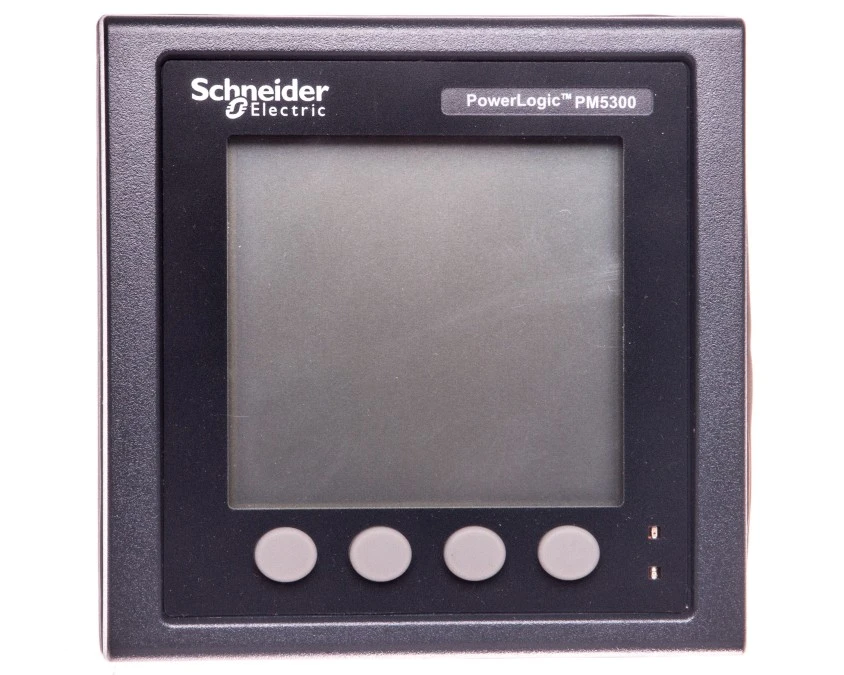 Miernik parametrów sieci (U, I, P, Q, f, PF, E) 5/1A przekładnik 100‑415V AC Ethernet tablicowy 96x96mm METSEPM5320 - obrazek 2