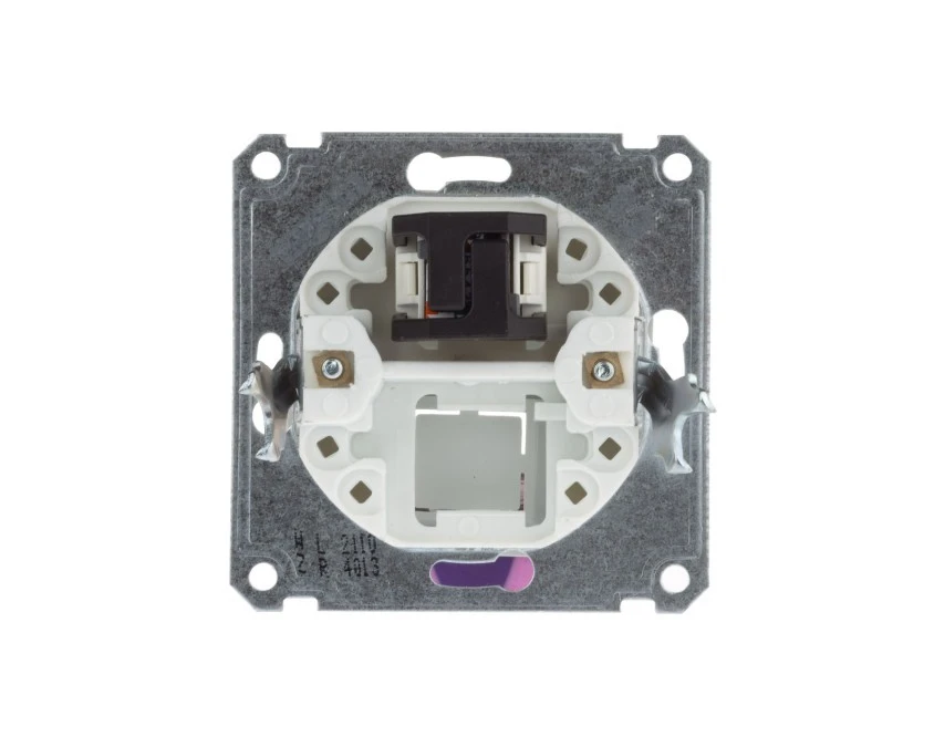 Lumina Gniazdo komputerowe pojedyncze RJ45 Cat.5e UTP białe WL2110 - obrazek 3