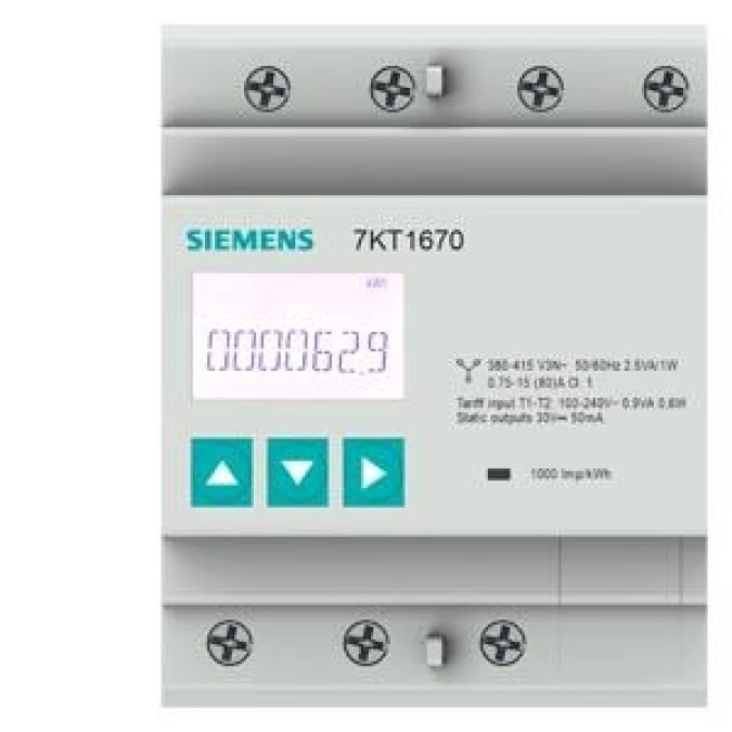 Miernik wartości elektrycznych na szynę Siemens 7KT1670 - obrazek 2