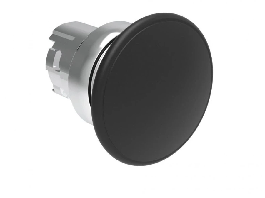 Metalowy przycisk grzybkowy samoczynny powrót fi40mm Czarny LPSB6142 - obrazek 1