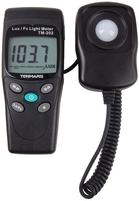 Luksomierz światłomierz 0,01~200 000 lx TENMARS TM202 - obrazek 1