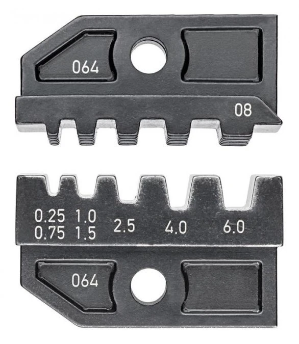 Matryca zagniatająca Do izolowanych i nieizolowanych tulejek kablowych KNIPEX 97 49 08 - obrazek 1