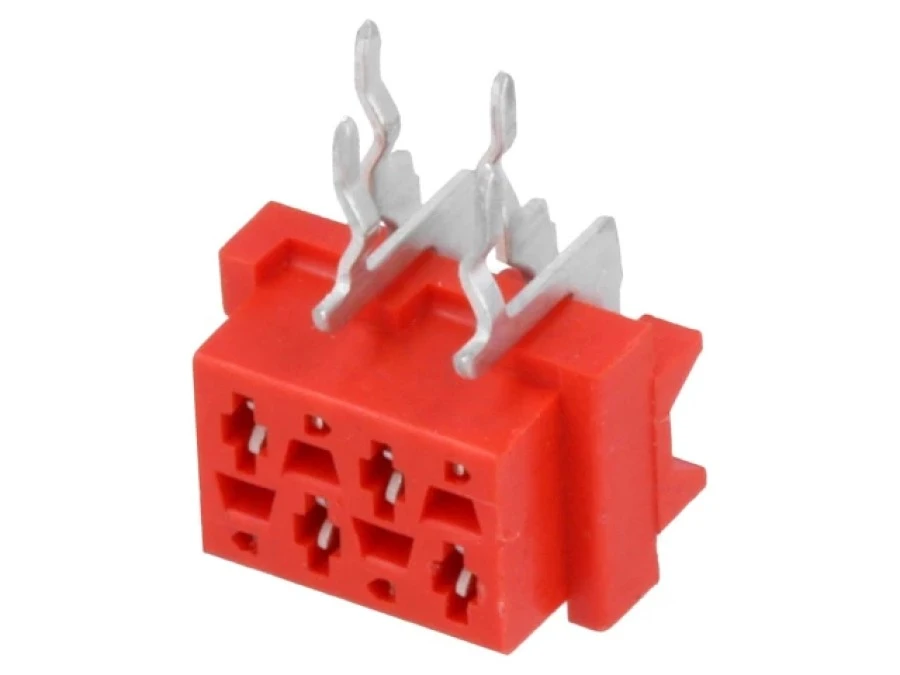 Micro‑MaTch gniazdo żeńskie 4‑PIN THT na PCB Układ 2x2 215460‑4 - obrazek 1