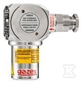 Dwuprogowy detektor propanu-butanu propan-butan, 10/30% DGW, wykonanie F4-C, sensor IR, obudowa mosiężna DEX-1R5/N - obrazek 1