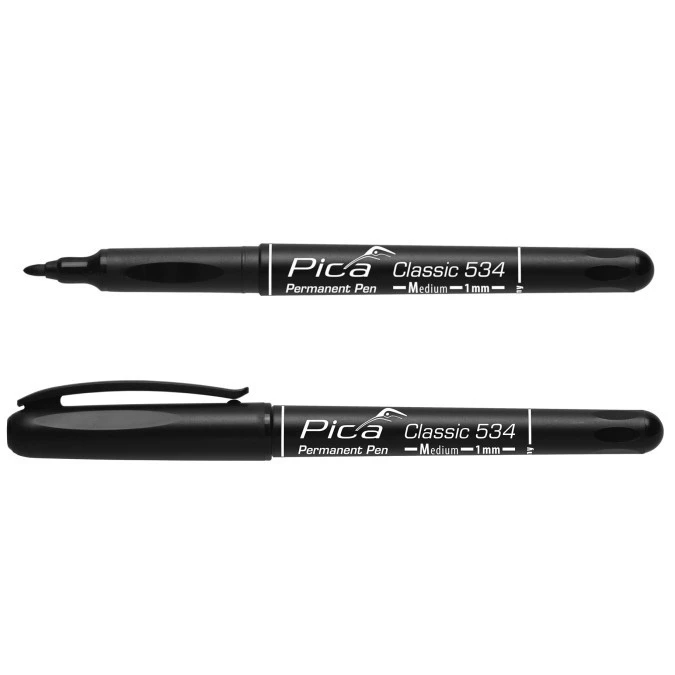 Marker permanentny precyzyjny czarny 1,0mm PICA Classic 534/46 - obrazek 2