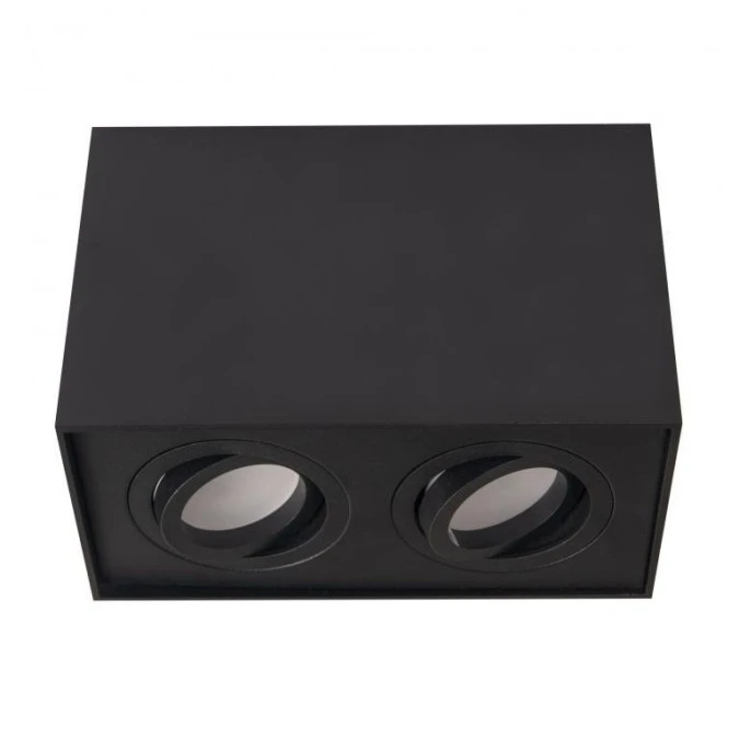 MAXLIGHT C0089 LAMPA SUFITOWA BASIC SQUARE CZARNA PODWÓJNA - obrazek 3