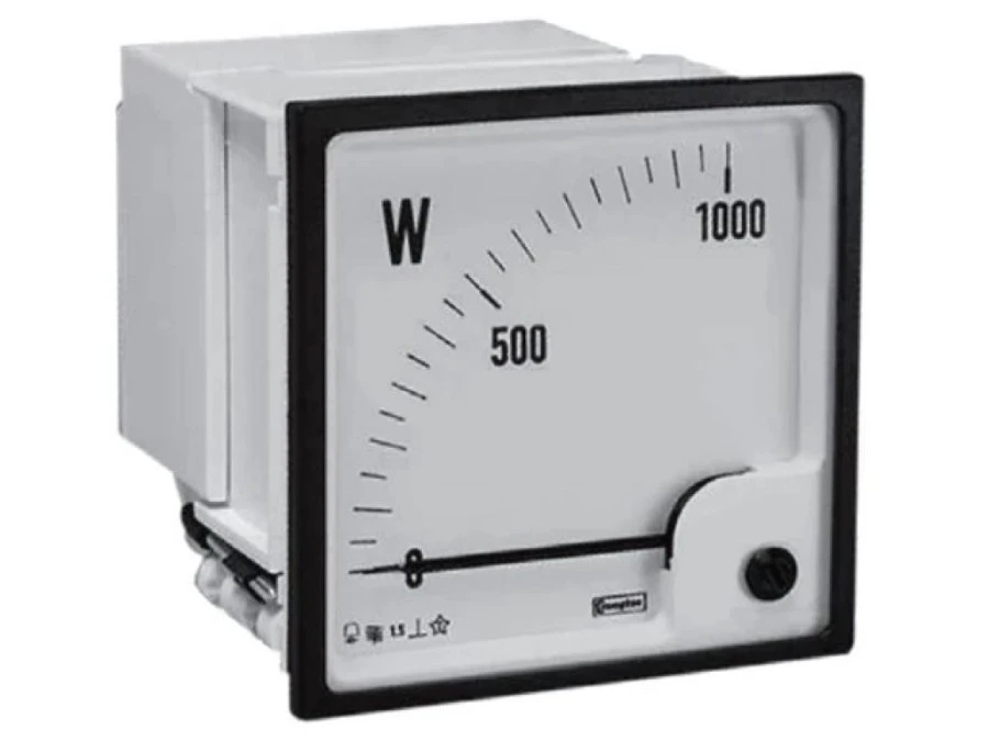 Miernik: mocy analogowy,montażowy na panel 50/5A 400V 50÷60Hz 039‑00033‑400V L‑L, 50/5A‑0‑30 KW