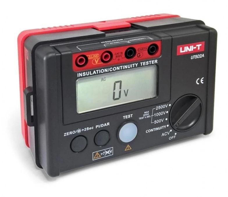 Miernik cyfrowy rezystancji izolacji do 20Giga Om 2,5kV UT‑502A - obrazek 1