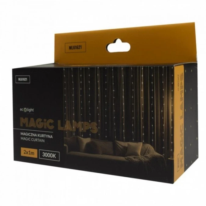 Magiczna kurtyna 200led 2m*1m 3000K,DC5V