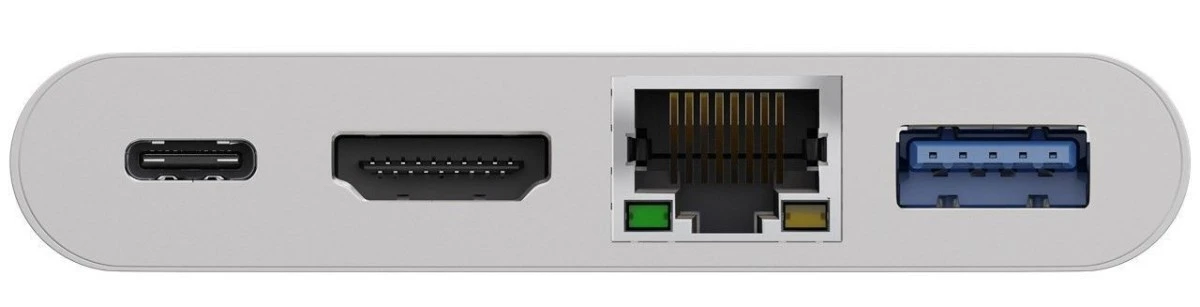 Multi adapter USB‑C ‑ HDMI + Ethernet RJ45 + USB‑A 3.0 + USB‑C 62104 - obrazek 2