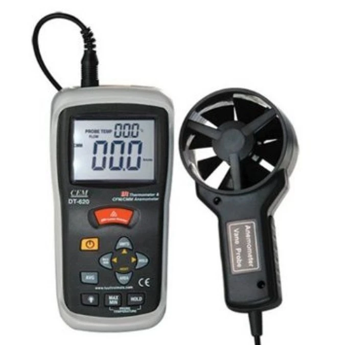 Miernik wiatromierz termoanemometr DT‑620 DT‑620 - obrazek 1