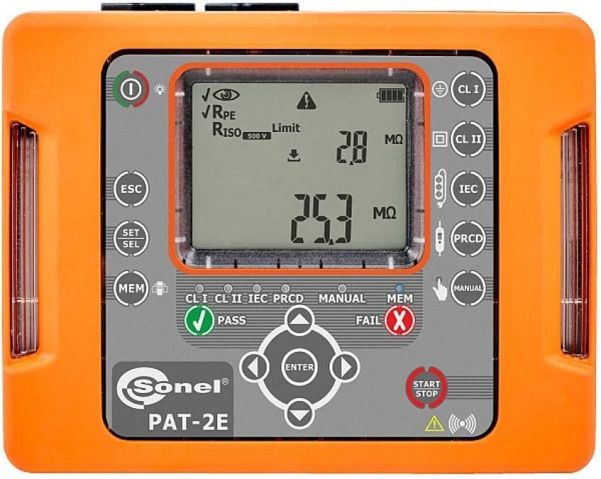 Miernik bezpieczeństwa sprzętu elektrycznego PAT‑2E WMPLPAT2E - obrazek 1